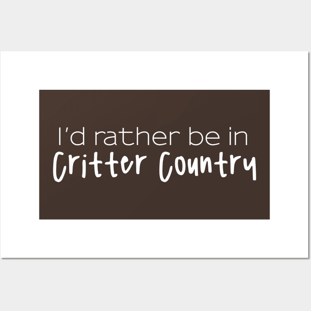 Critter Country Wishes Wall Art by Geek Tees